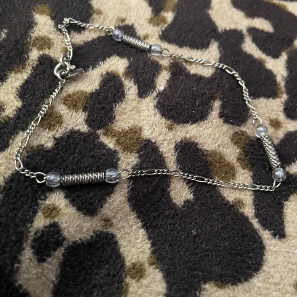 Vintage Elegant Silver Chain ankle bracelet cute
